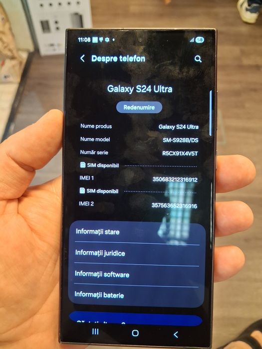Vând Samsung S 24 ultra 256 gb