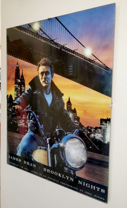 Снимка Декор за стена Джеймс Дийн  холивудска легенда Бруклинския мост