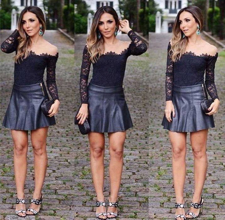 Ново! Стилна блуза с бродерия