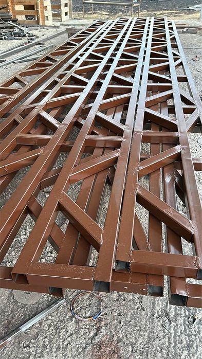 Ангары, фермы для навеса. Замер