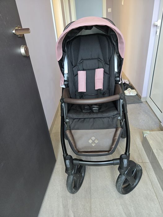 Детска количка bebetto luca pink 2in1