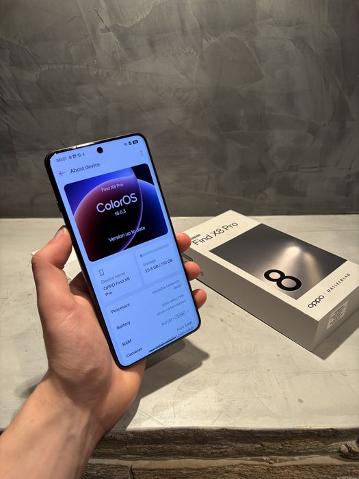 КАТО ЧИСТО НОВ Oppo Find X8 Pro 512 GB + Български език