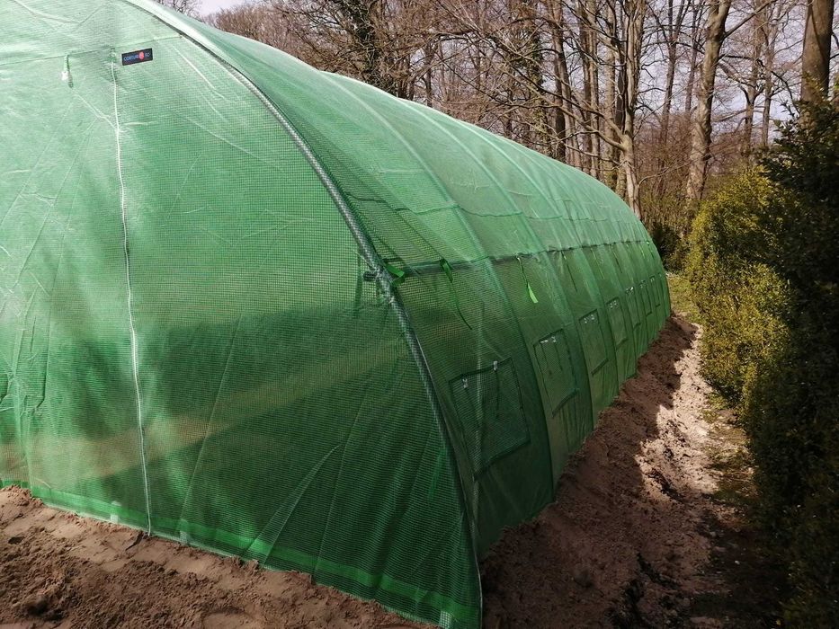 4x14 m Solar de gradina 56 mp, teava galvanizata ab