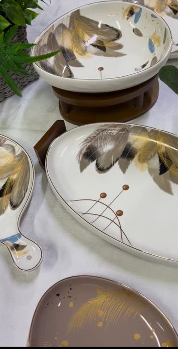 Посуда Столовый сервиз, керамическая посуда