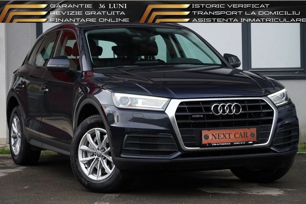 Audi Q5 GARANTIE 36 LUNI*RATE*Quattro 4x4*190Cp*Automata*Led*Piele coniac*Navi