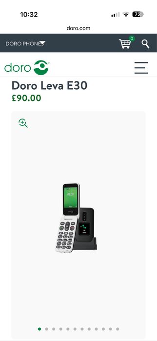 Telefon Pt vasnici. Doro E30