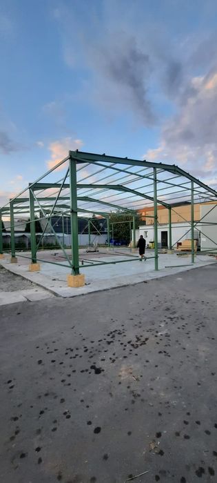 Structura metalica 12x30x4h  hala depozitare variante auto