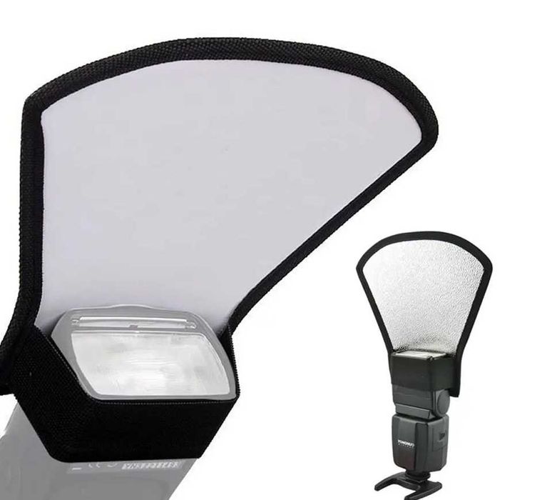 Универсален рефлектор / дифузьор за ръчна светкавица – Sony, Canon др.