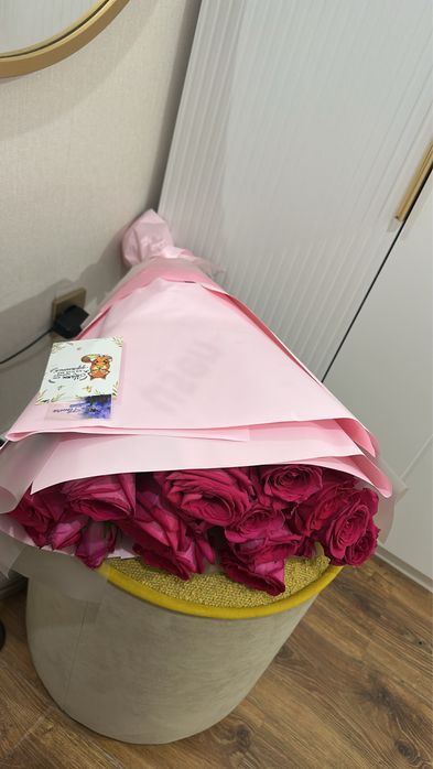 Букет цветы роза 15 шт