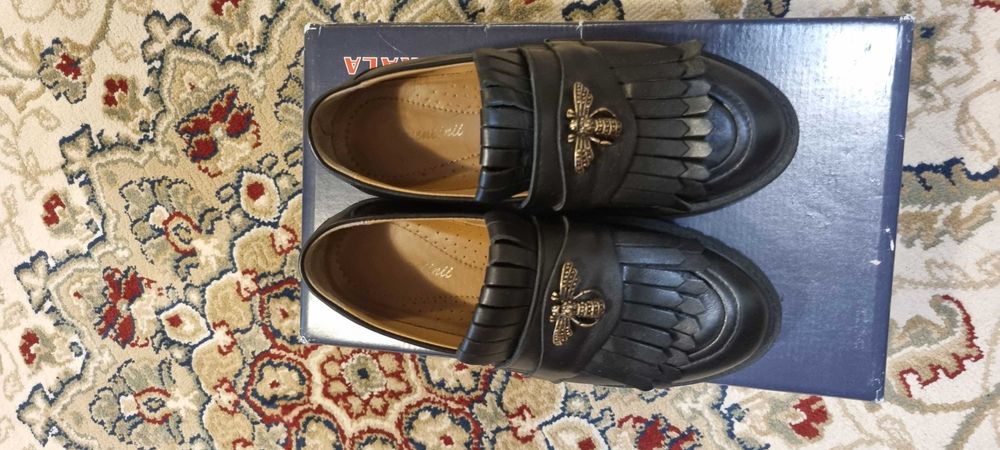 Mocasini din piele naturala