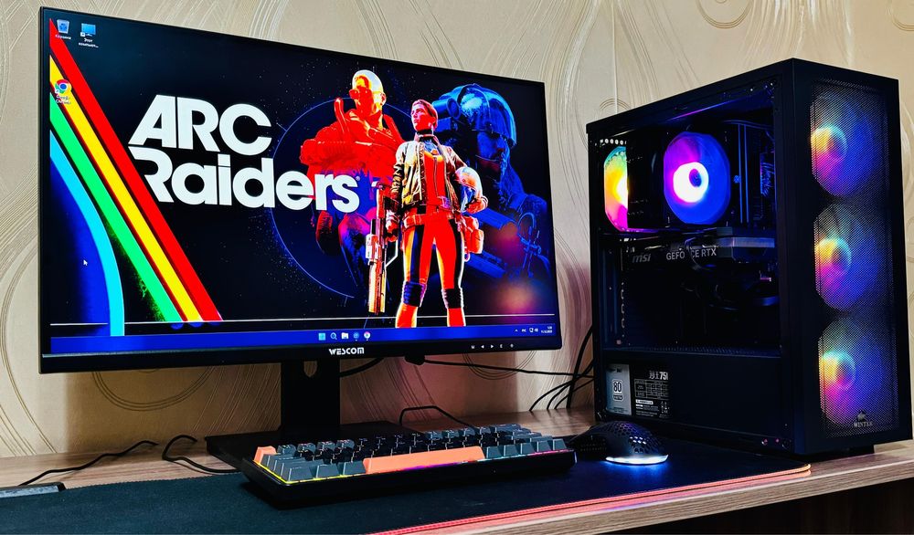 Мощный Игровой Компьютер с Монитором 240 герц ВЕСЬ КОМПЛЕКТ