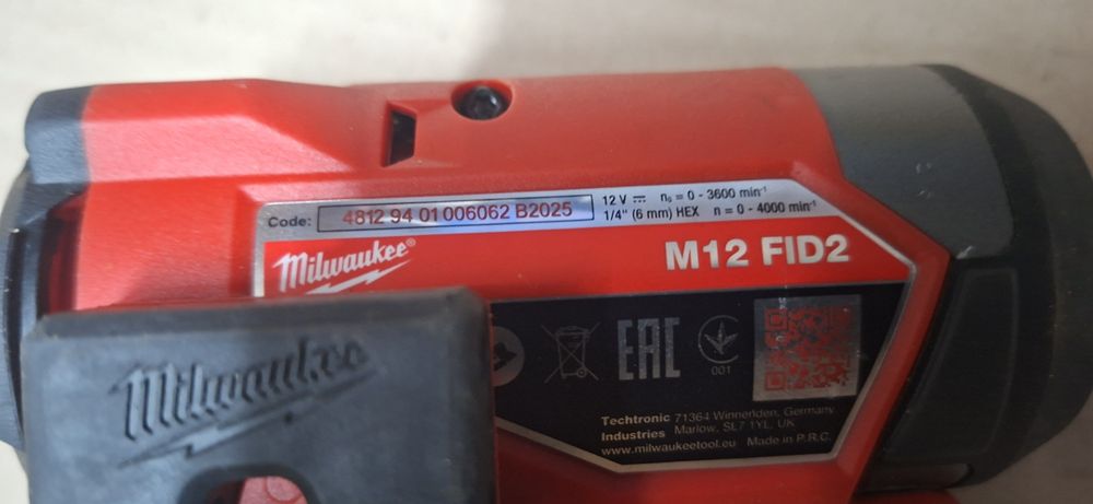 Milwaukee m12 fid2
