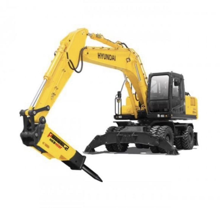 Экскаватор.Услуги экскаватора с Гидромолотом