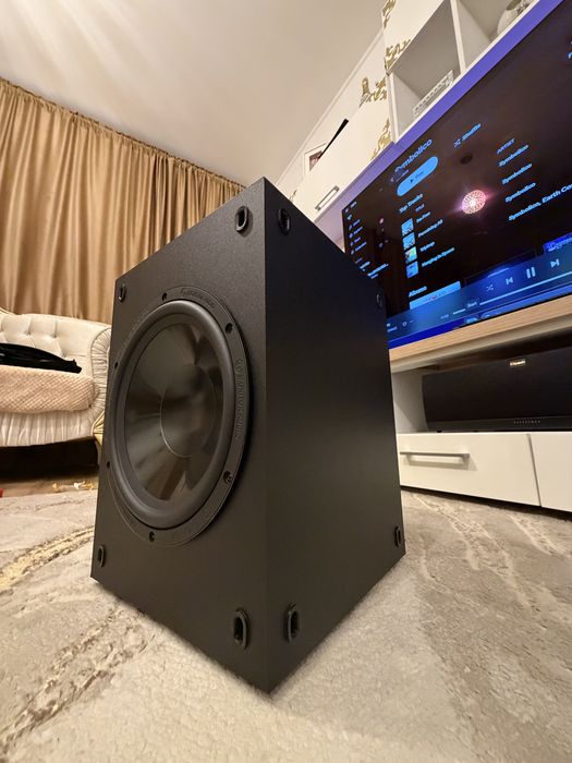 Vand Monitor Audio MASS W200 subwoofer activ premium de top. Premiat.