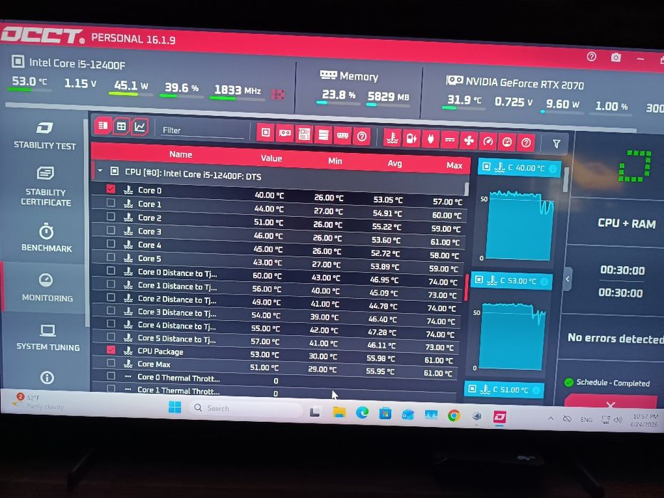 Гейм Рс  Alphard I5 12400F/24 gb ddr4/RTX 2070