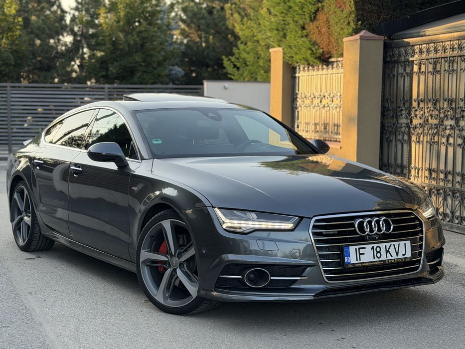 Audi A7 3.0d 272CP S-Line Plus •Trapa•Night Vision•Camere 360•Matrix•Variante