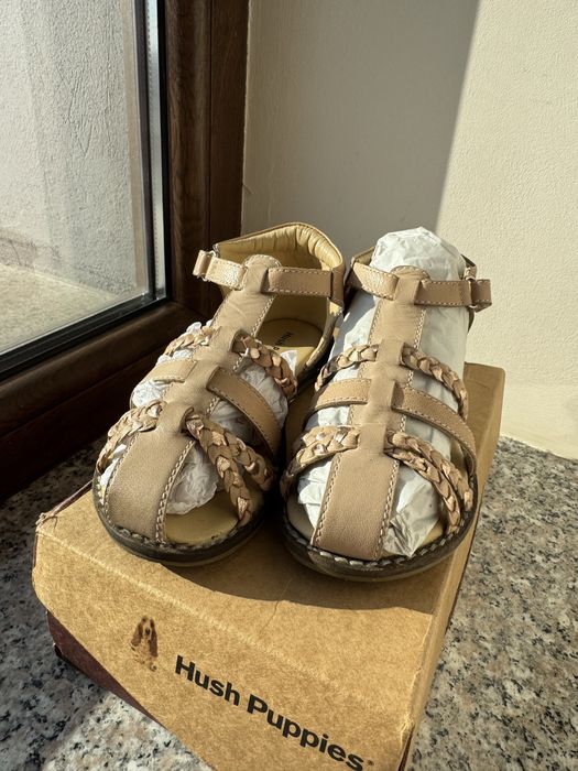 Sandale Hush Puppies piele saboti Crocs fete marimea 29