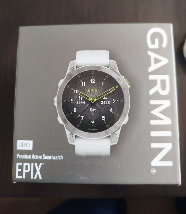Garmin Epix Gen 2 White Titanium/Sapphire 47mm

Часовника е в много добро състояние, към него има резервна каишка, оригинално зарядно

Всичко работи н