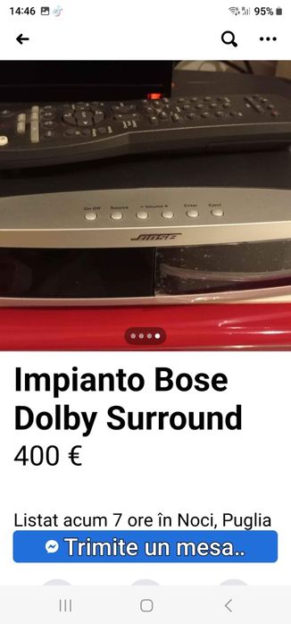 Sistem Home Cinema model BOSE PS3-2-1 II