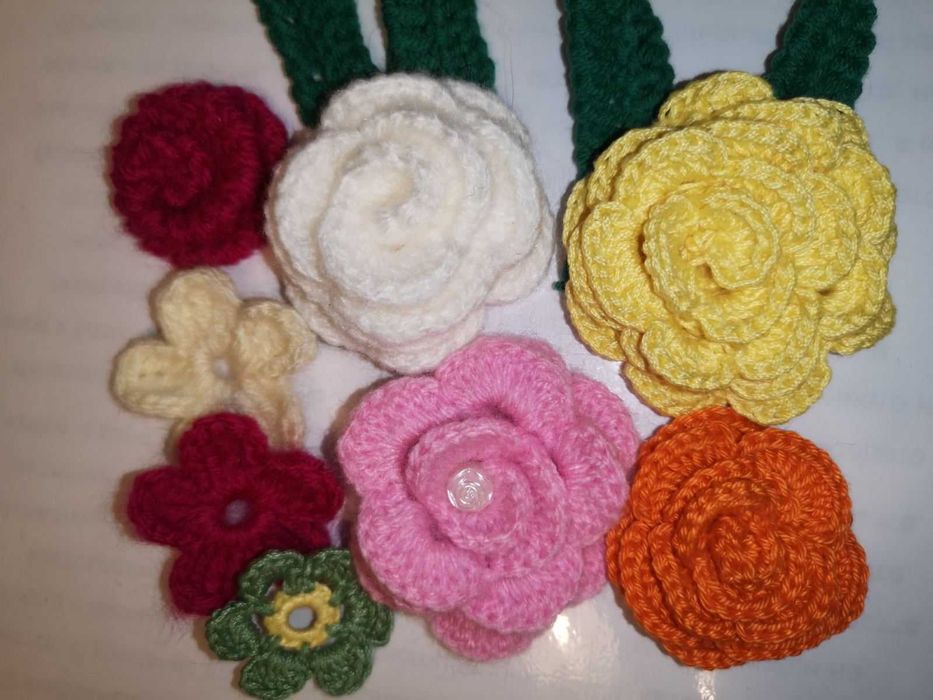 Плетени цветя,мотиви,заготовки,плетиво
