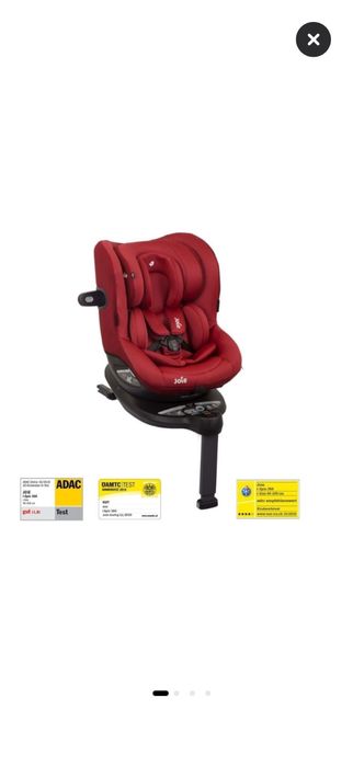 Scaun auto Joie i-Spin 360° Merlot - testat ADAC