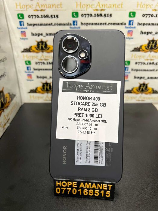 Hope Amanet P3 - HONOR 400 5G / 256GB / 8RAM