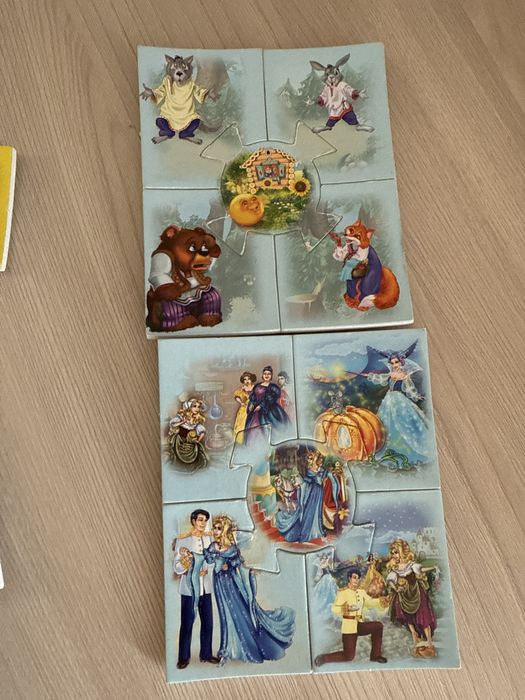 Пазлы 12 сказок плотные