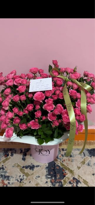 Продам шикарную композицию из роз, казир ғана келді