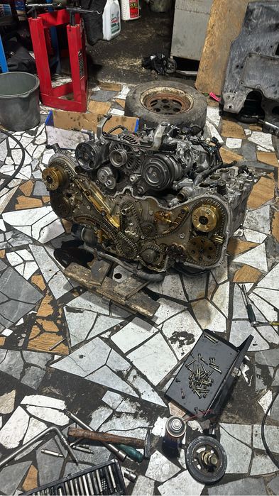 Замена ДВИГАТЕЛЬ и акпп мкпп