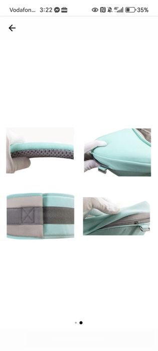 Marsupiu ergonomic verde menta