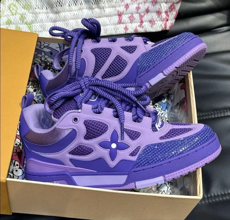 adidasi sneakers louis vuitton skate purple