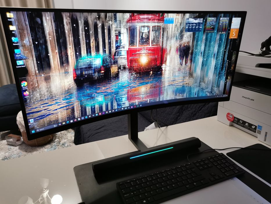 Monitor Gaming Huawei  Marteview GT34, 165Hz, cu soundbar inclus