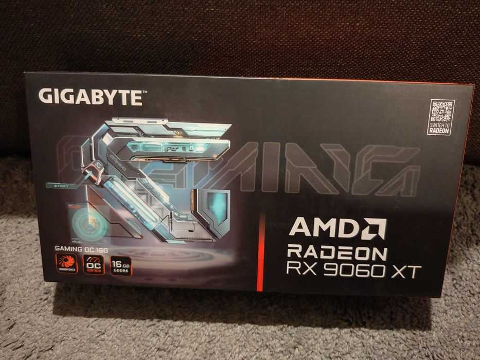 Видео Карта Gigabyte Radeon RX 9060XT GAMING OC, 16GB GDDR6
