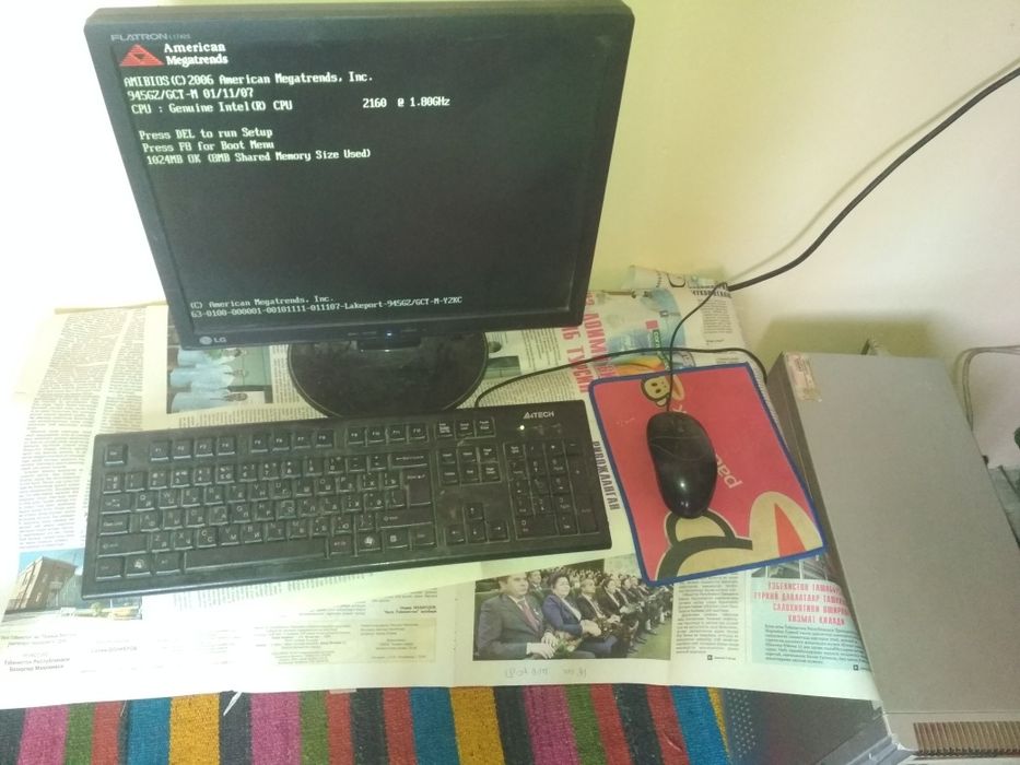 Stolni kompyuter  mirishkor t. Xotirasi 300 gb