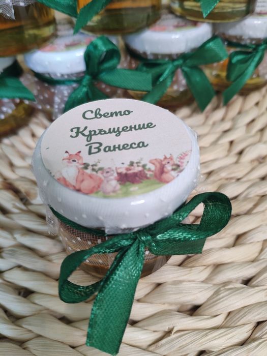 Подаръци за гости на кръщене, рожден ден