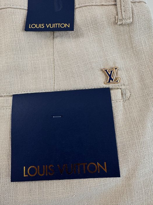 Louis Vuitton-Автентичен чисто нов мъжки летен панталон Л