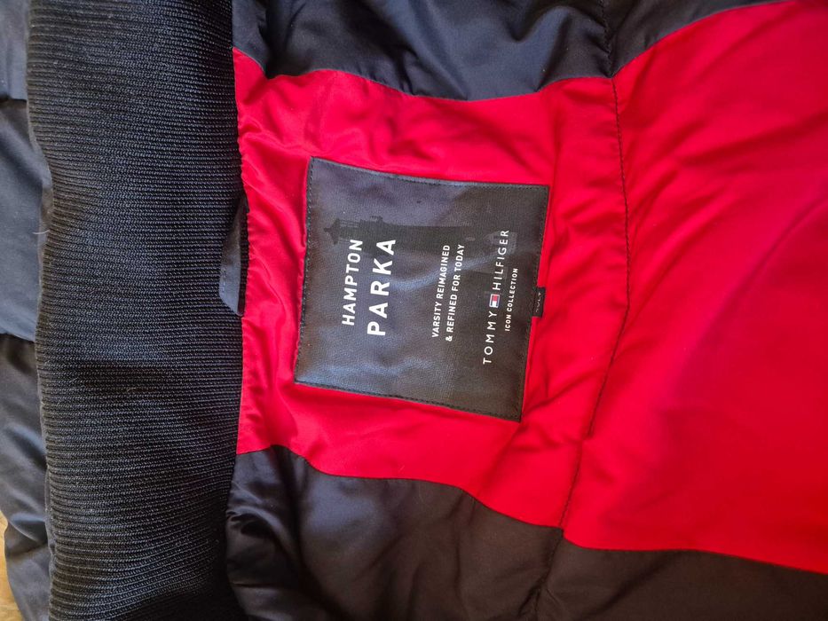 Scurta barbateasca Tommy Hilfiger cu puf marimmea 3x (62-64)