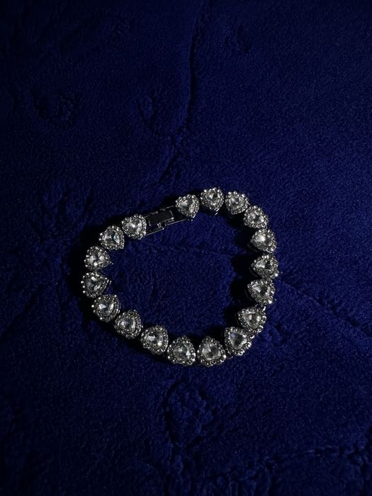 Bratara tip cuban, ice, fully iced out, normal lock concept