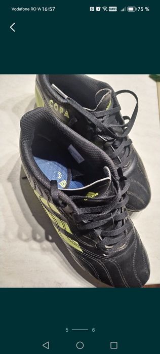 Ghete fotbal crampoane Adidas nr 37