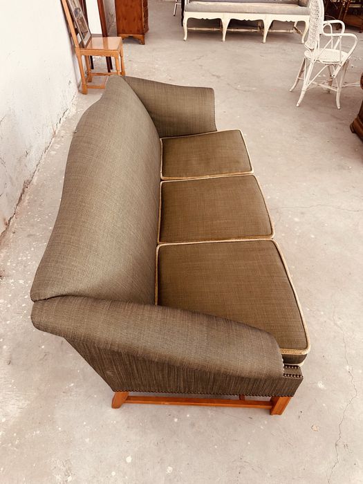 Винтидж скандинавски диван в стил Ole Wanscher – Danish Modern, 70-те години