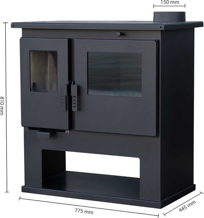 Печка на дърва ALAZ (готварска)- мостра