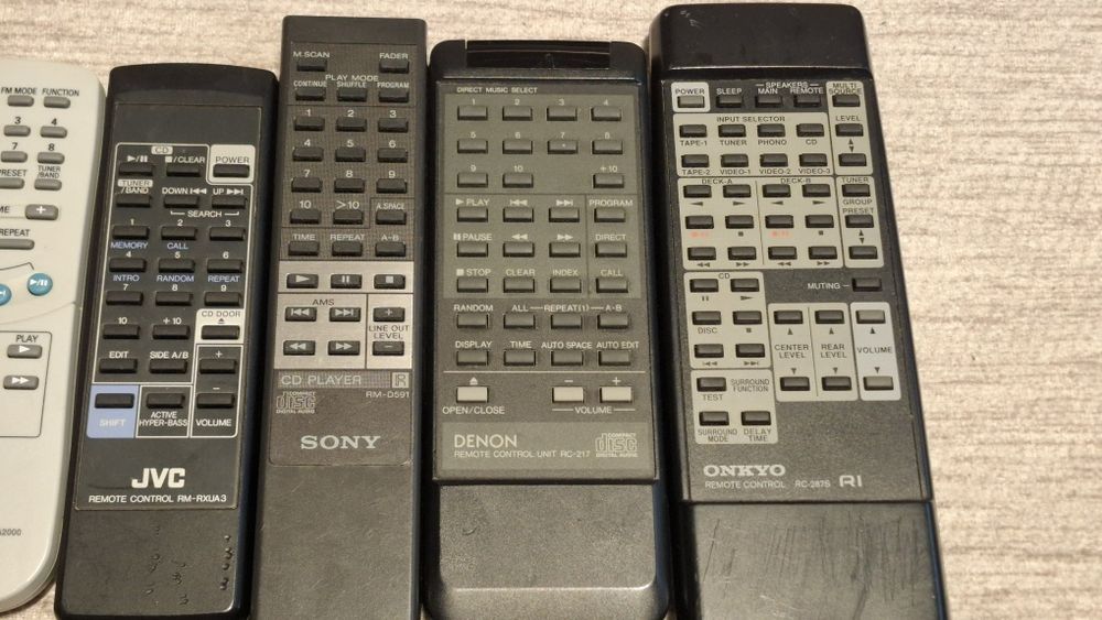 Telecomanda telecomenzi Onkyo Sony Aiwa Denon Sanyo Philips Jvc