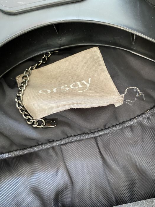 Зимно пухено дълго палто с пух Orsay 40