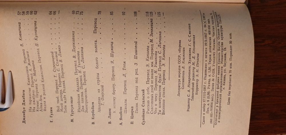 Литература народов СССР. Сборник.