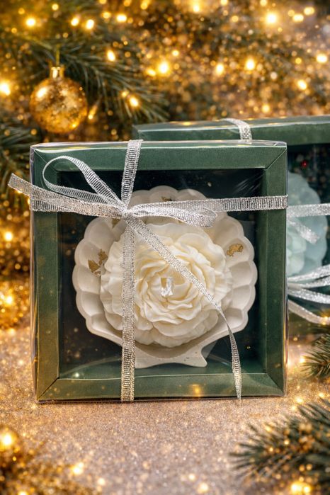 Декор из гипса и свечи