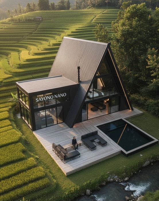 A-frame дом под ключ от 500 долларов за м²