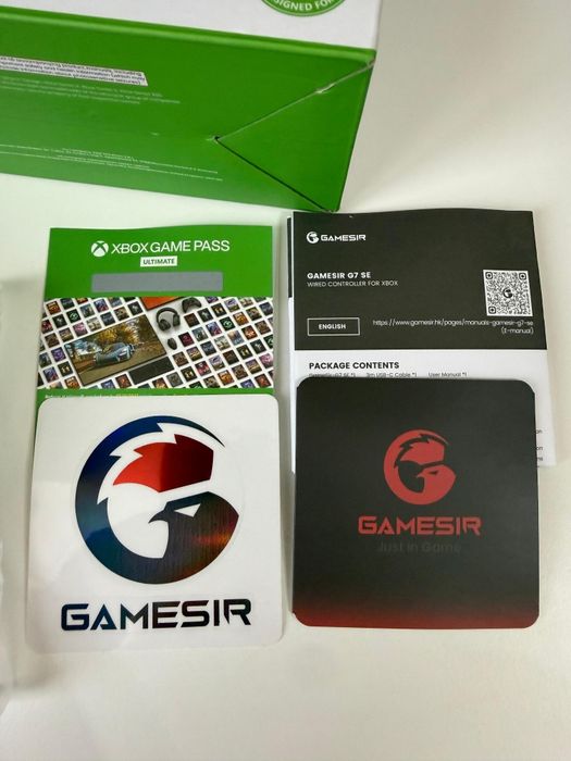 GameSir G7 SE White – Controller Xbox & PC cu Hall Effect, NOU/Neutilizat, Game Pass inclus