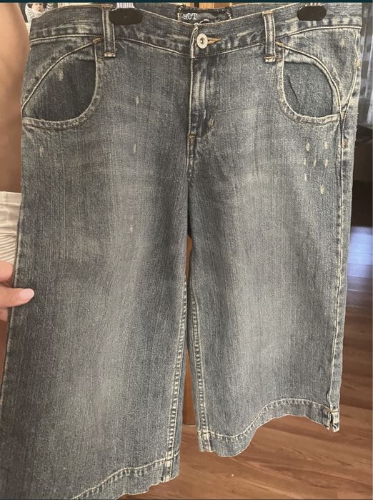 Джинсовые кюлоты бермуды 44-46