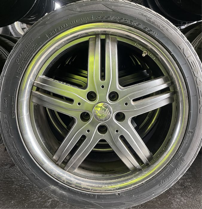 Set jante aliaj R19  5x114,3 cu anvelope de vara 235 45 R19