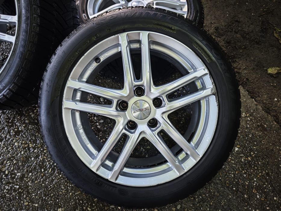 Set 4 jante aliaj Dezent TR Silver 17” 5x112 pentru Audi/VW/Skoda/Seat